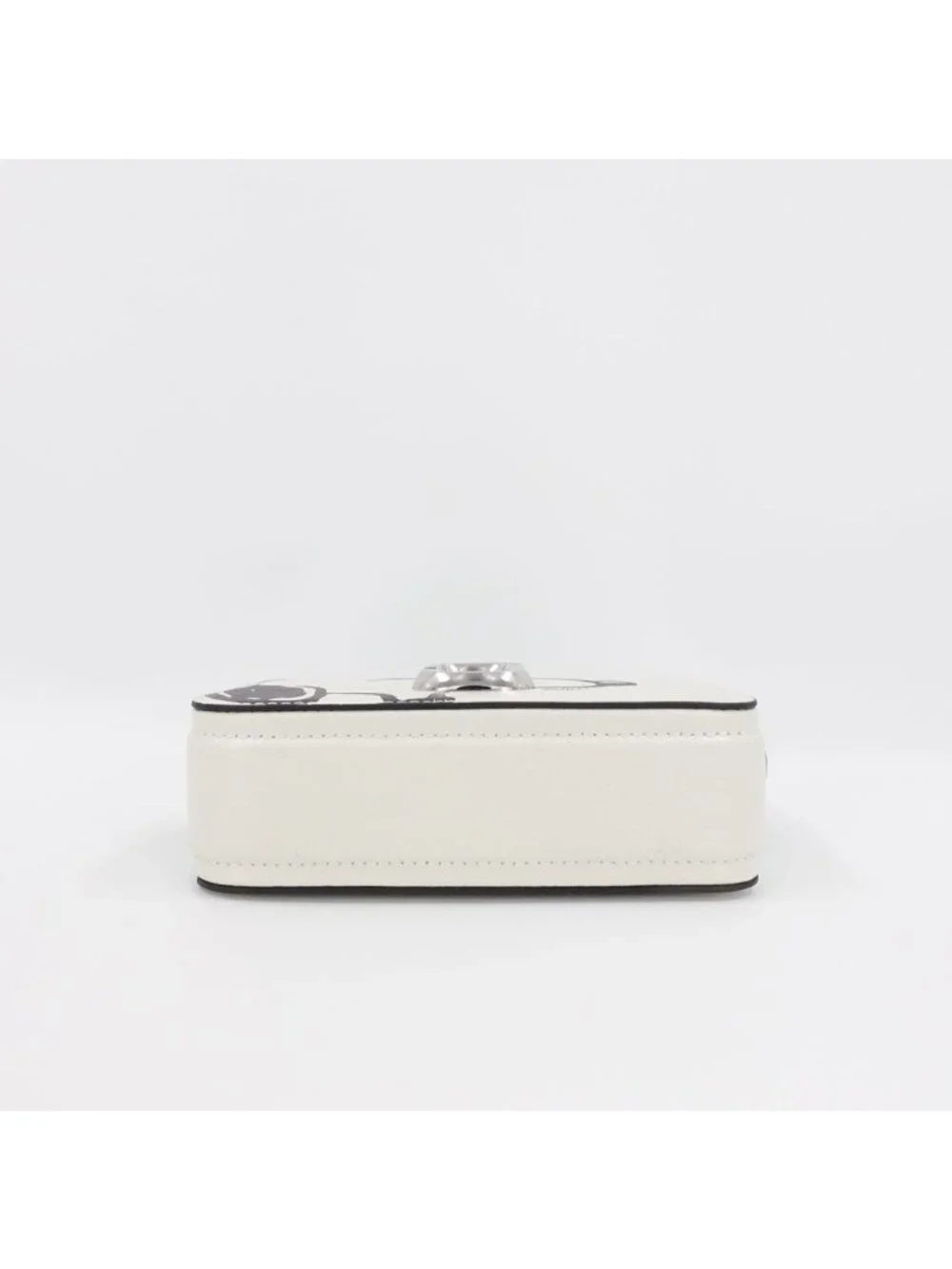 Marc Jacobs x Peanuts Snoopy The Snapshot Logo Plaque Crossbody Bag White OS - Picture 8 of 14